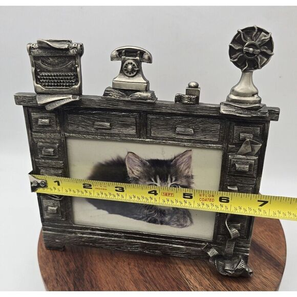 Figi Studio Vintage 2001 Desk Theme Picture Photo Frame ~ Metal 3D 5x4 - Picture 7 of 10